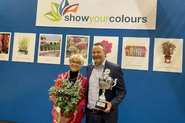 Award voor Rosa Rosy Boom Colour Change